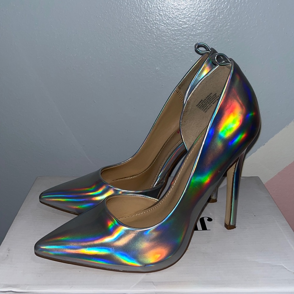 Iridescent Heels | US Womens 7.5